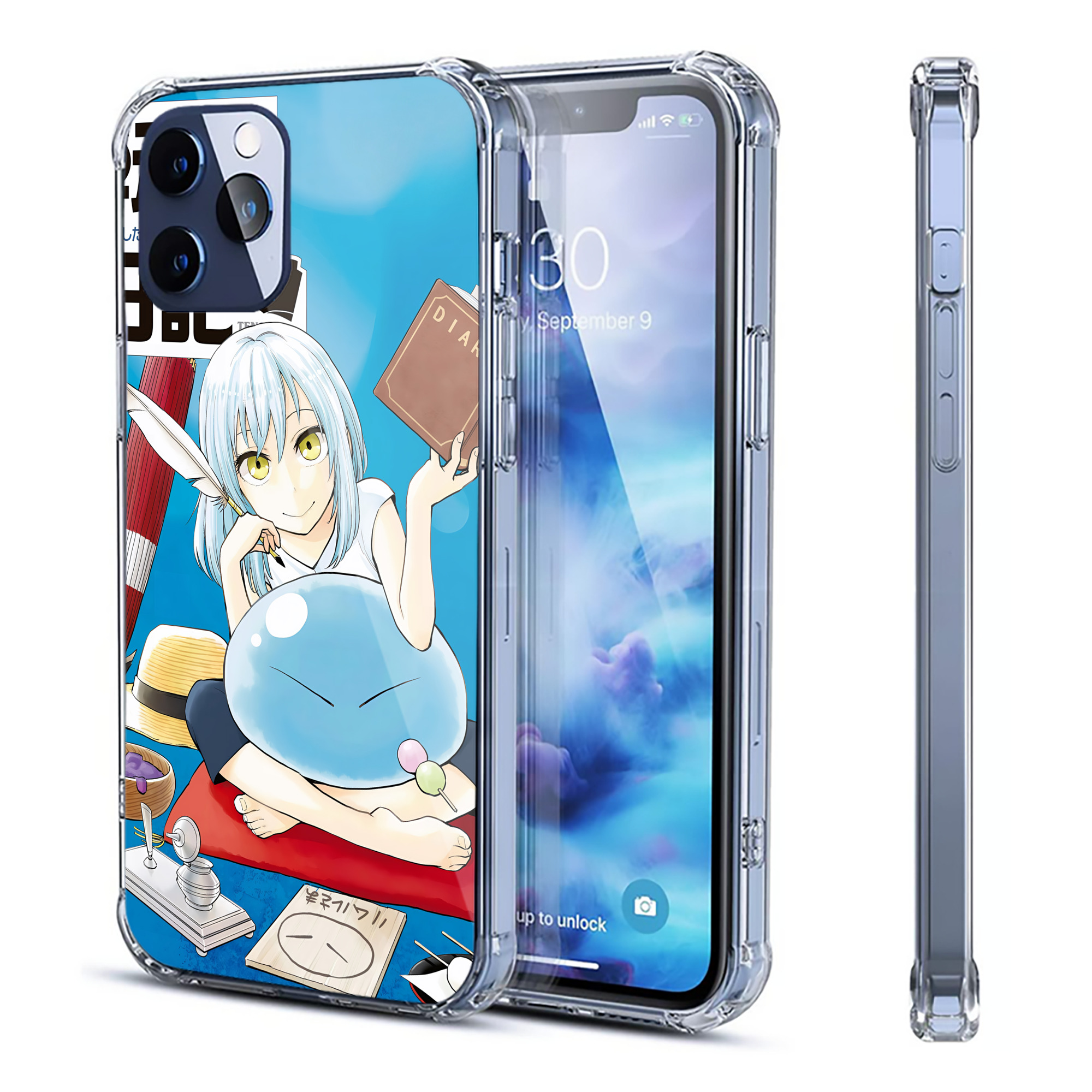 （画像用） 転スラ Regarding Reincarnated to Slime 【iPhone 12シリーズ対応】透明スマホケース（クリアソフトケース）